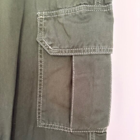 HT Denim Army Green Cargo Pants (Women, size 7) - Picture 4 of 6